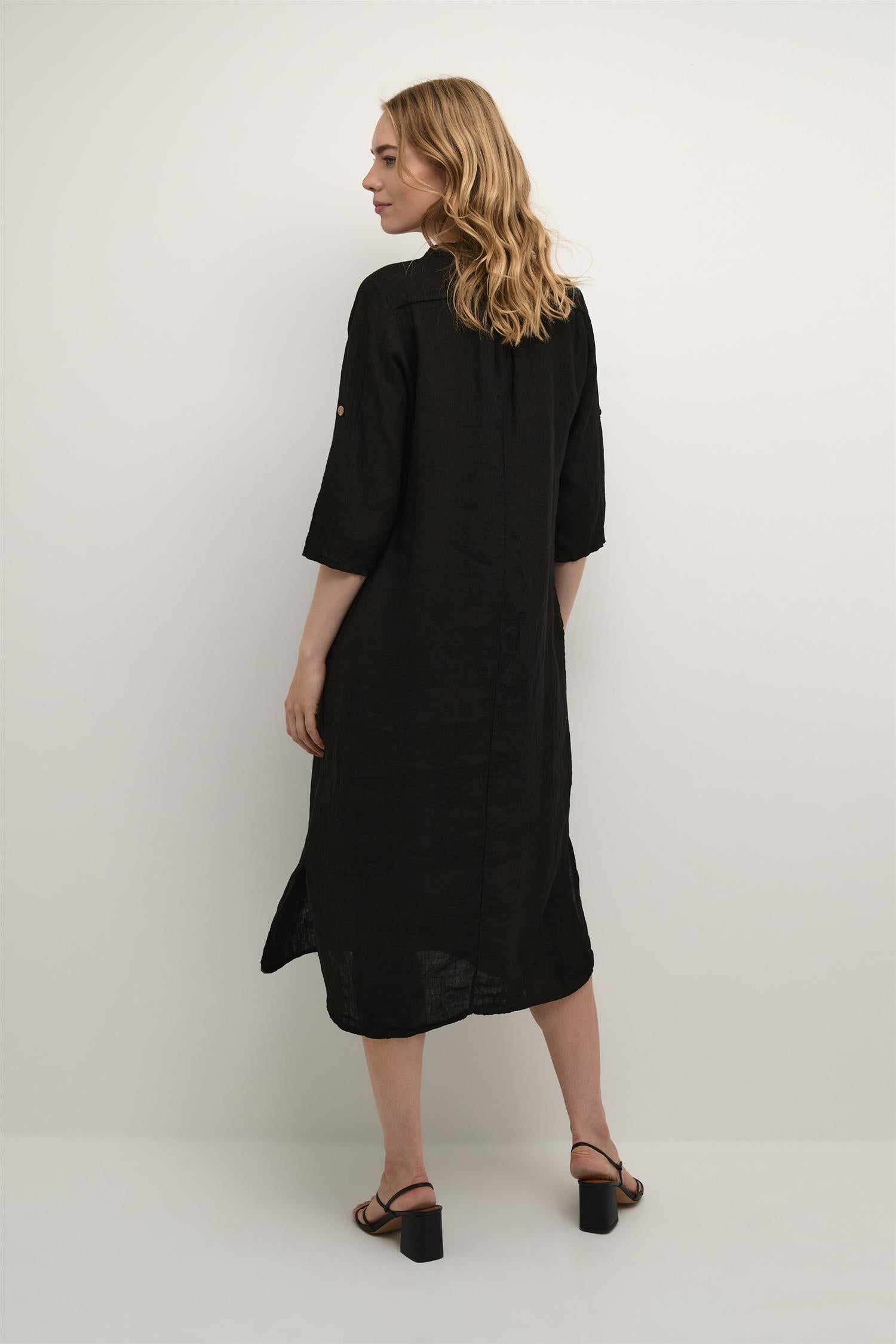 CRBellis Caftan Dress Pitch Black