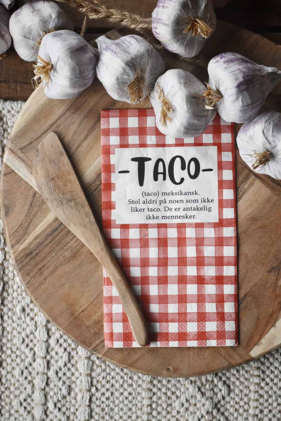 SERVIETT «TACO»