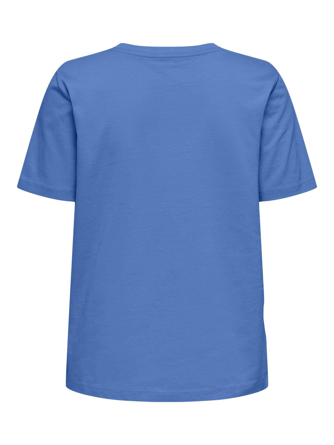 Onlfreja S/s Luxe Top Cc Jrs Noos Blå