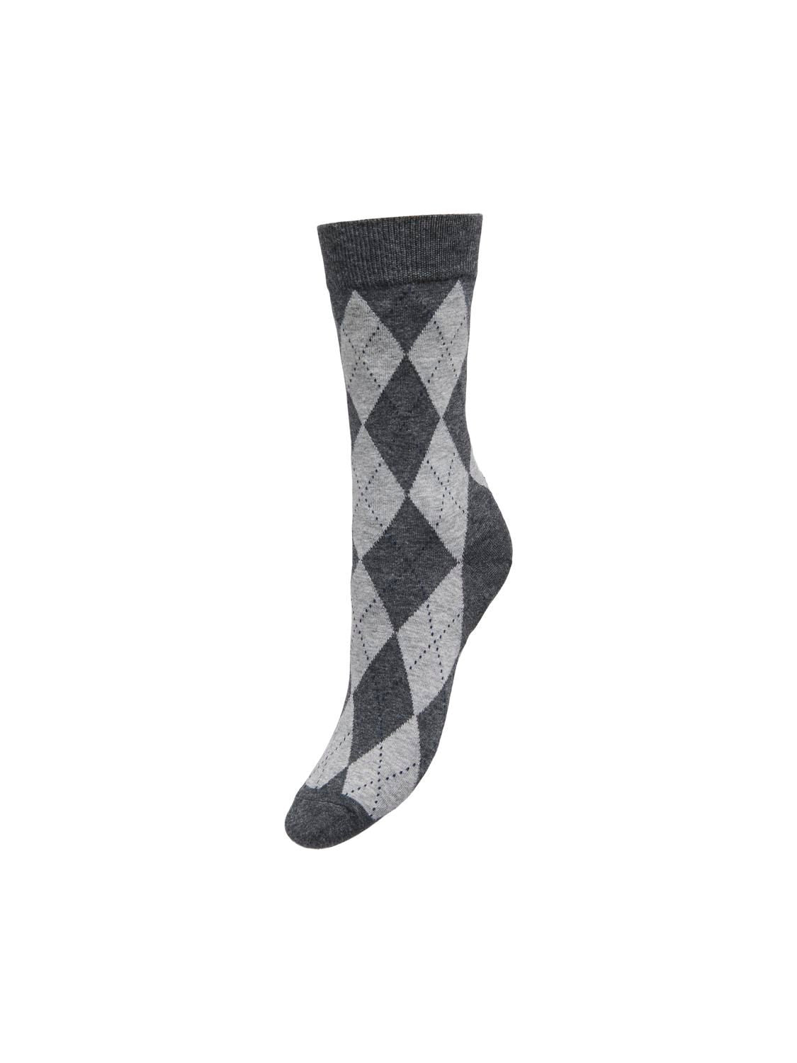 Jdyglima Argyle Socks Jrs Grå