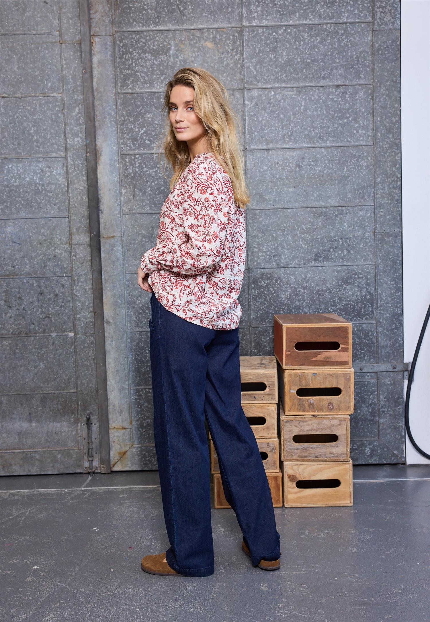 Pzabrina Blouse Rød