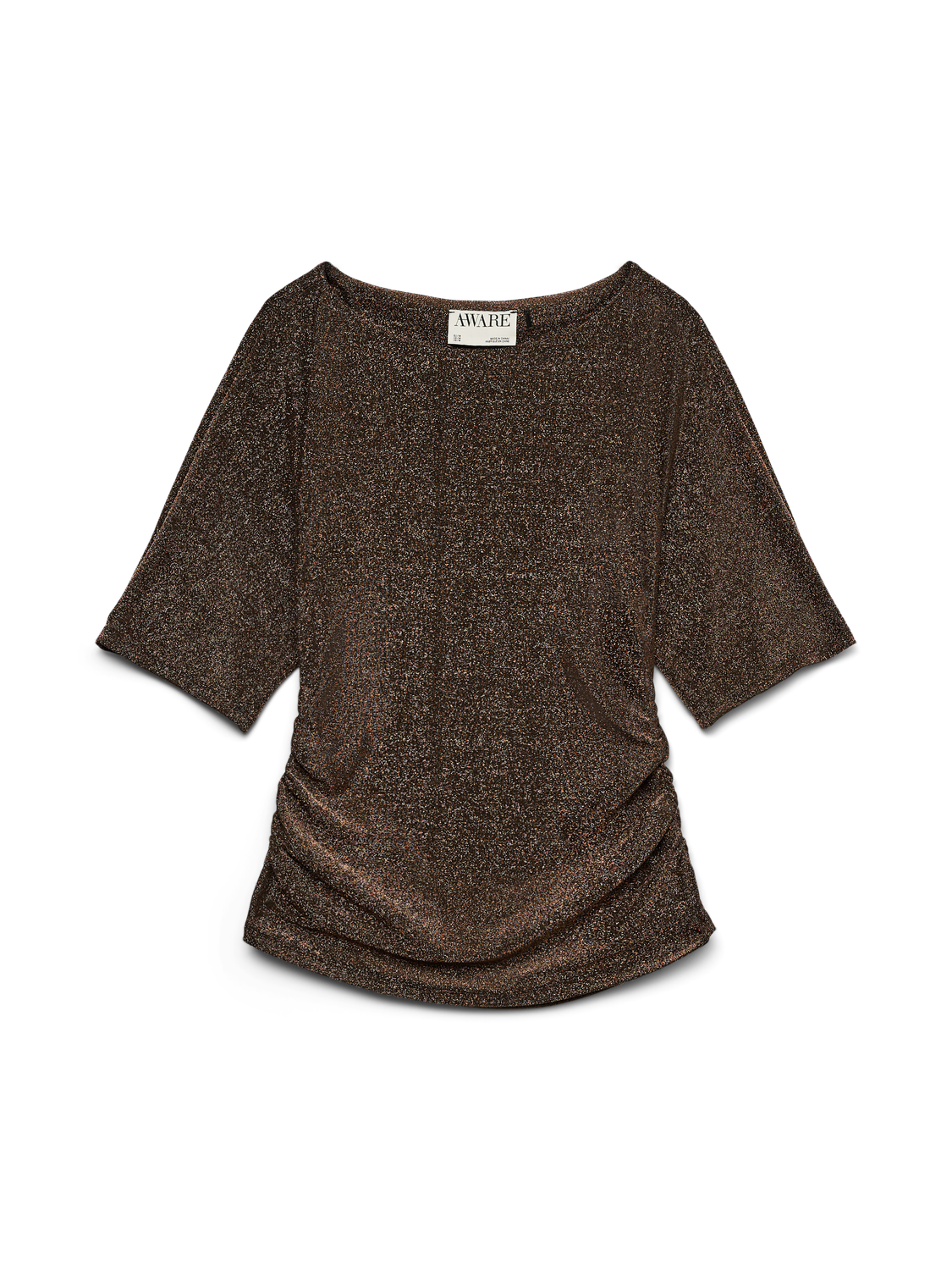 Awursula 2/4 Boatneck Top Sort