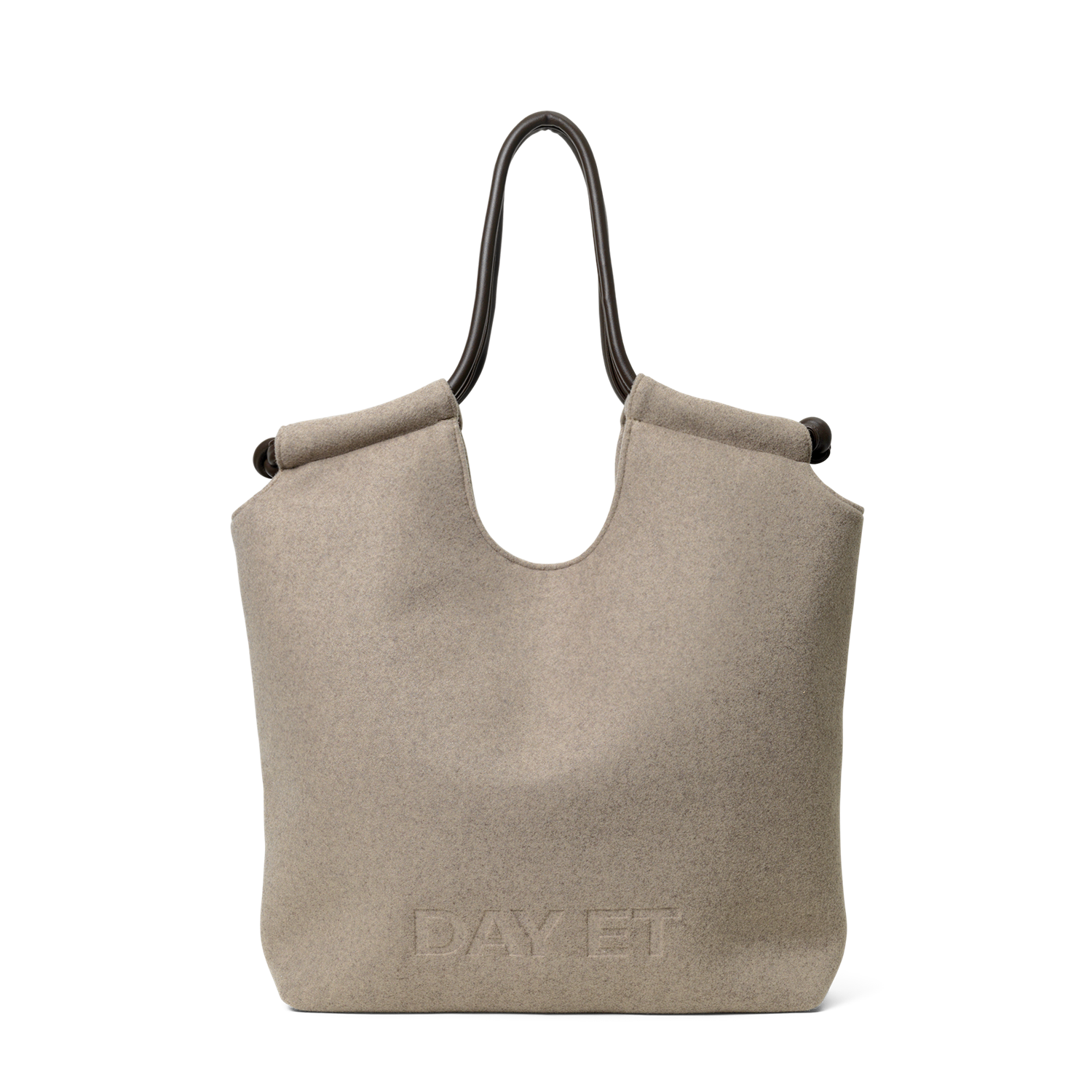 Day Woolen Tote Beige