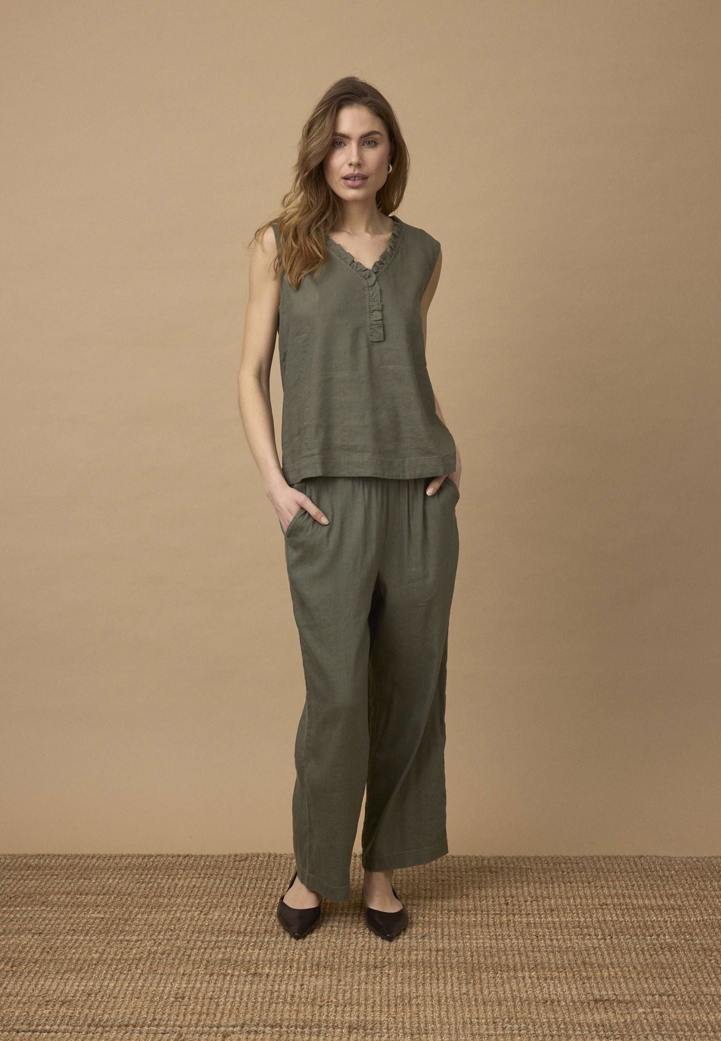 Pzluca Top Grønn