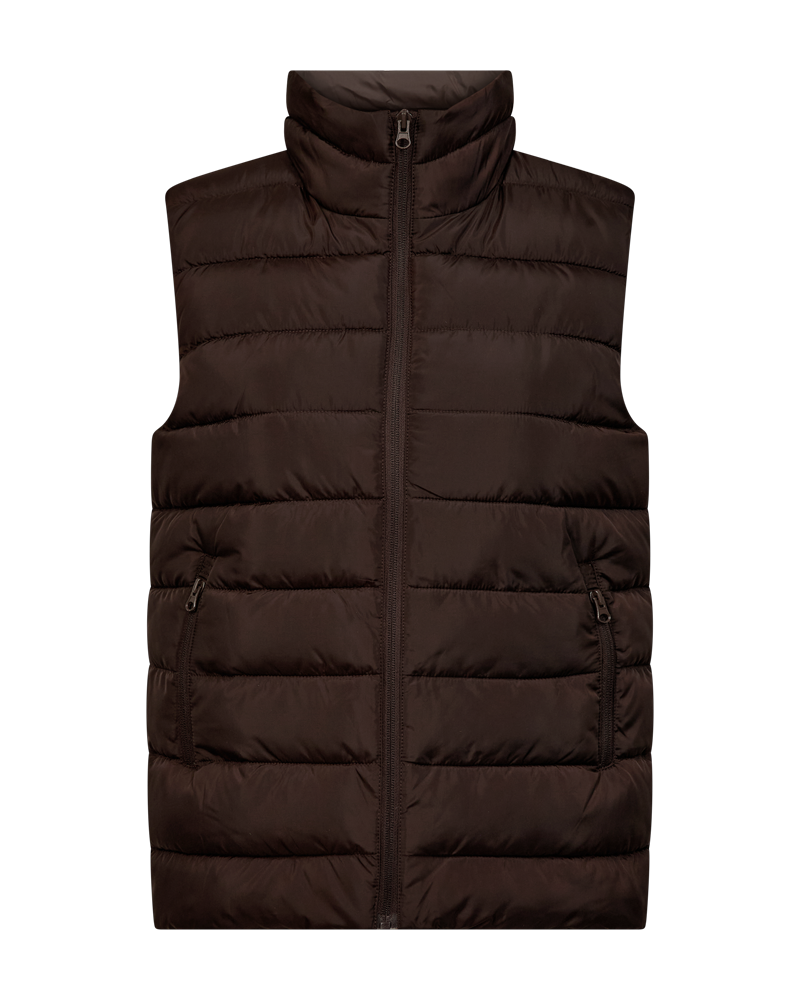 Fqolga-Waistcoat Brun