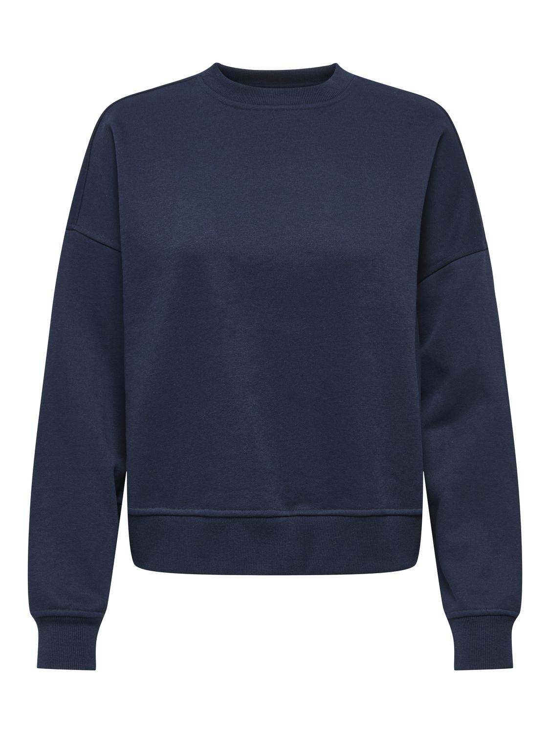 Onldaze L/s Crew Neck Swt Noos Mørkeblå