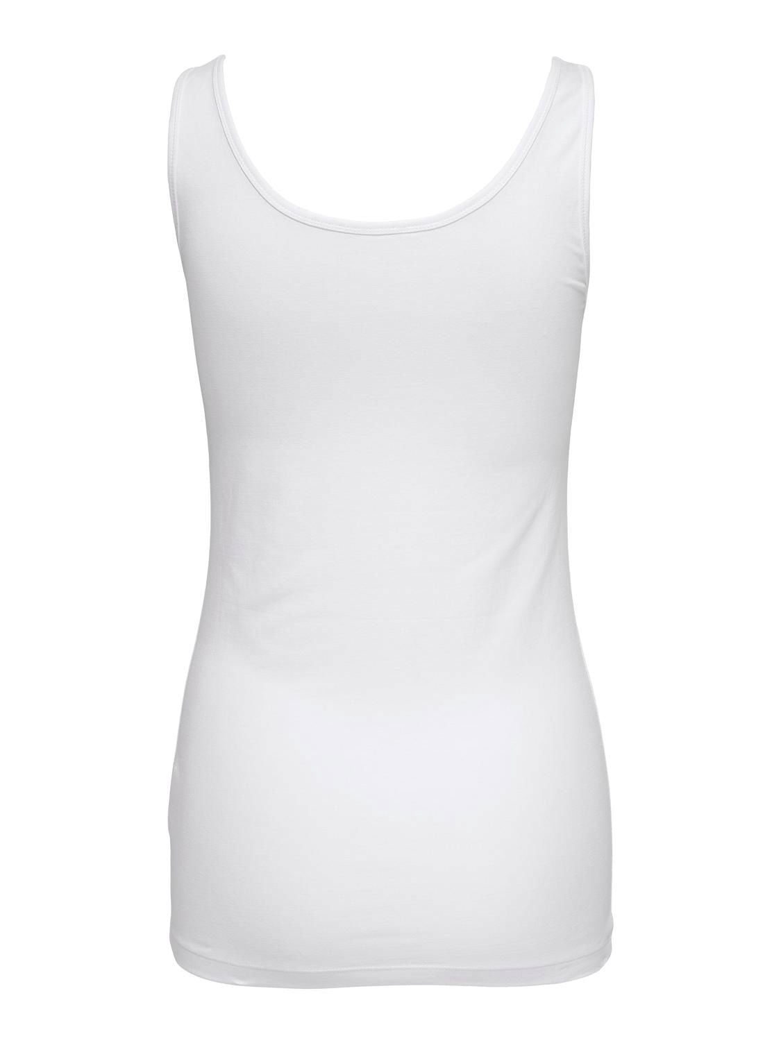 Jdyava S/l Tank Top 180 Jrs Noos Hvit