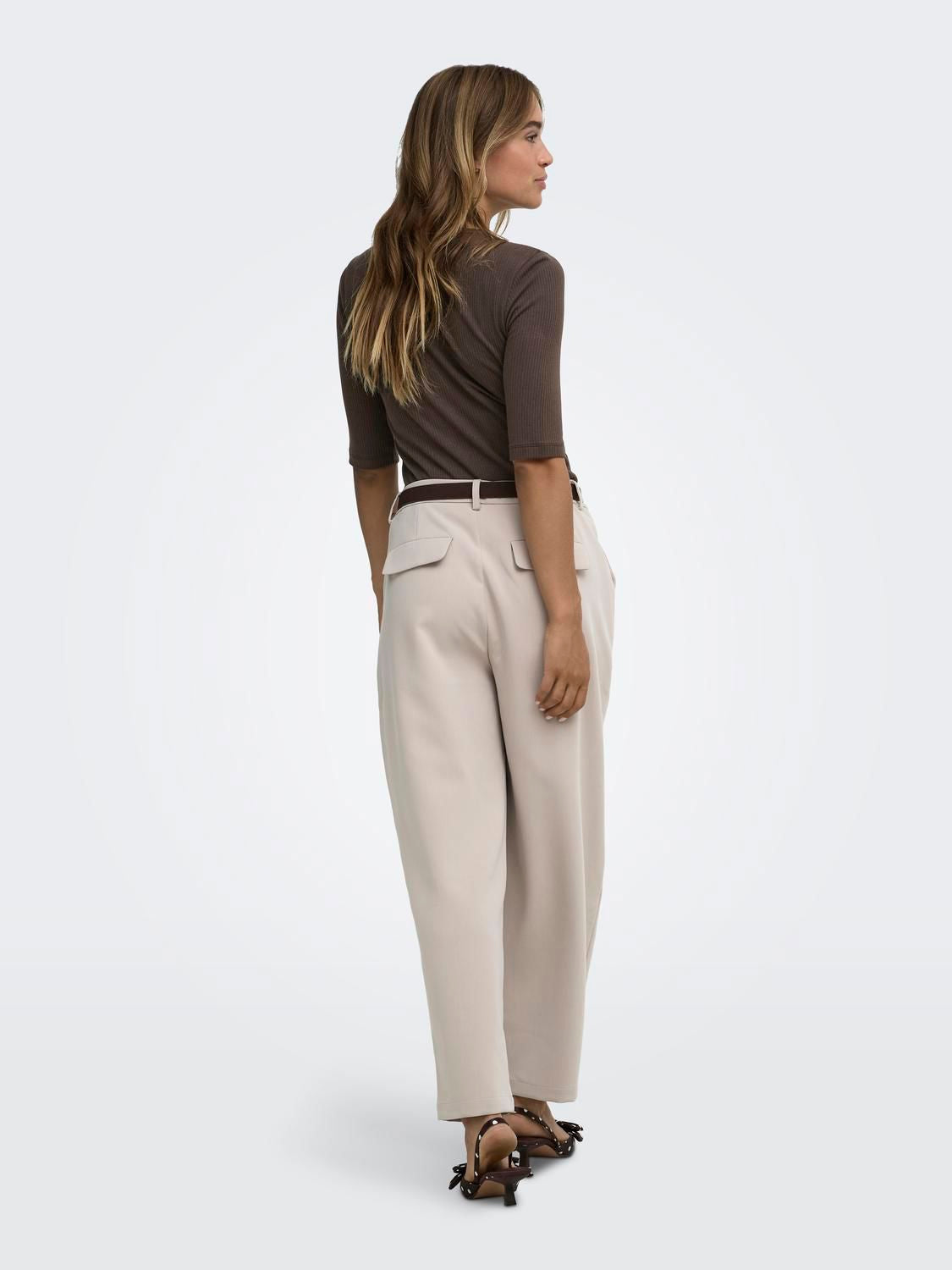 Jdyreno 2/4 O Neck Top Jrs Dia Sort