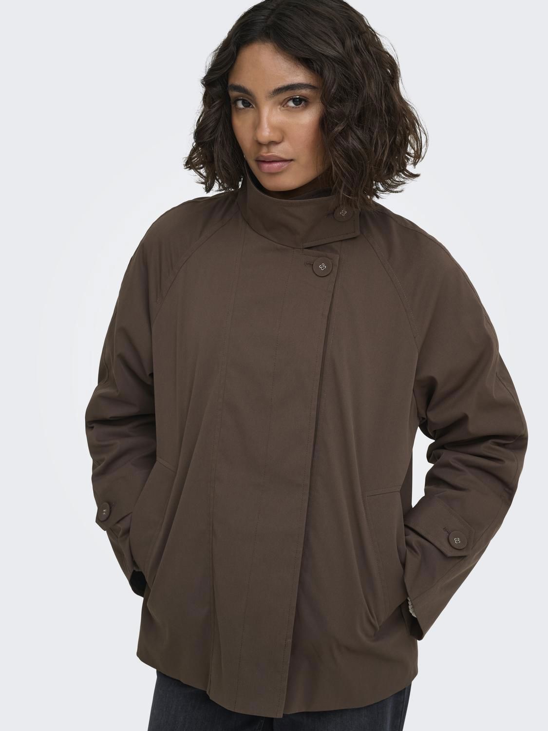 Onlorchid Cord Jacket Cc Otw Brun