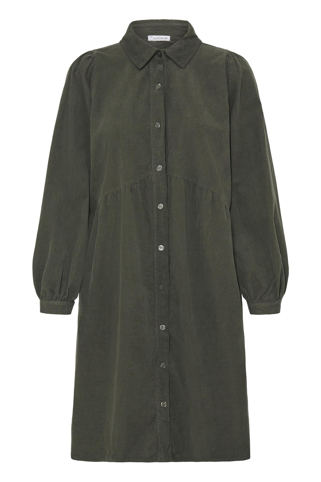 Sbladycord Dress Grønn