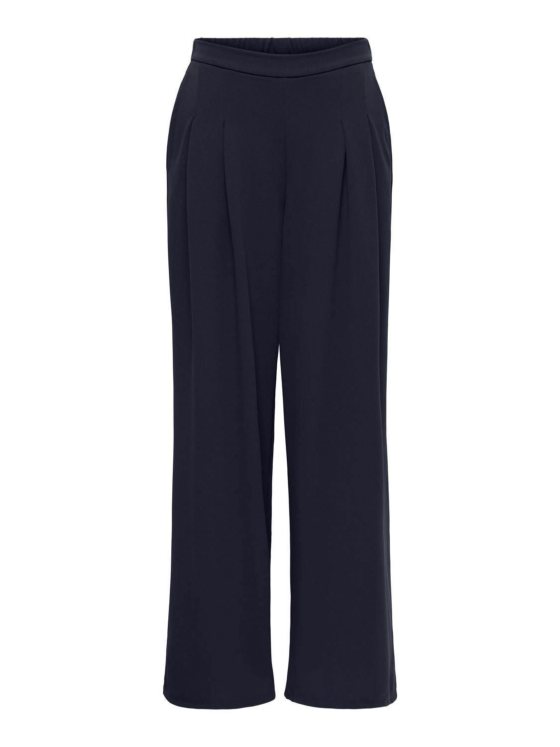 Onlbang Pleat Wide Pant Jrs Blå