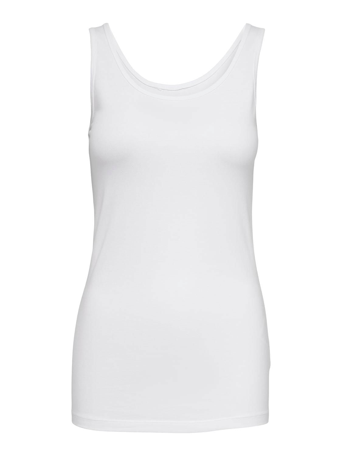 Jdyava S/l Tank Top 180 Jrs Noos Hvit