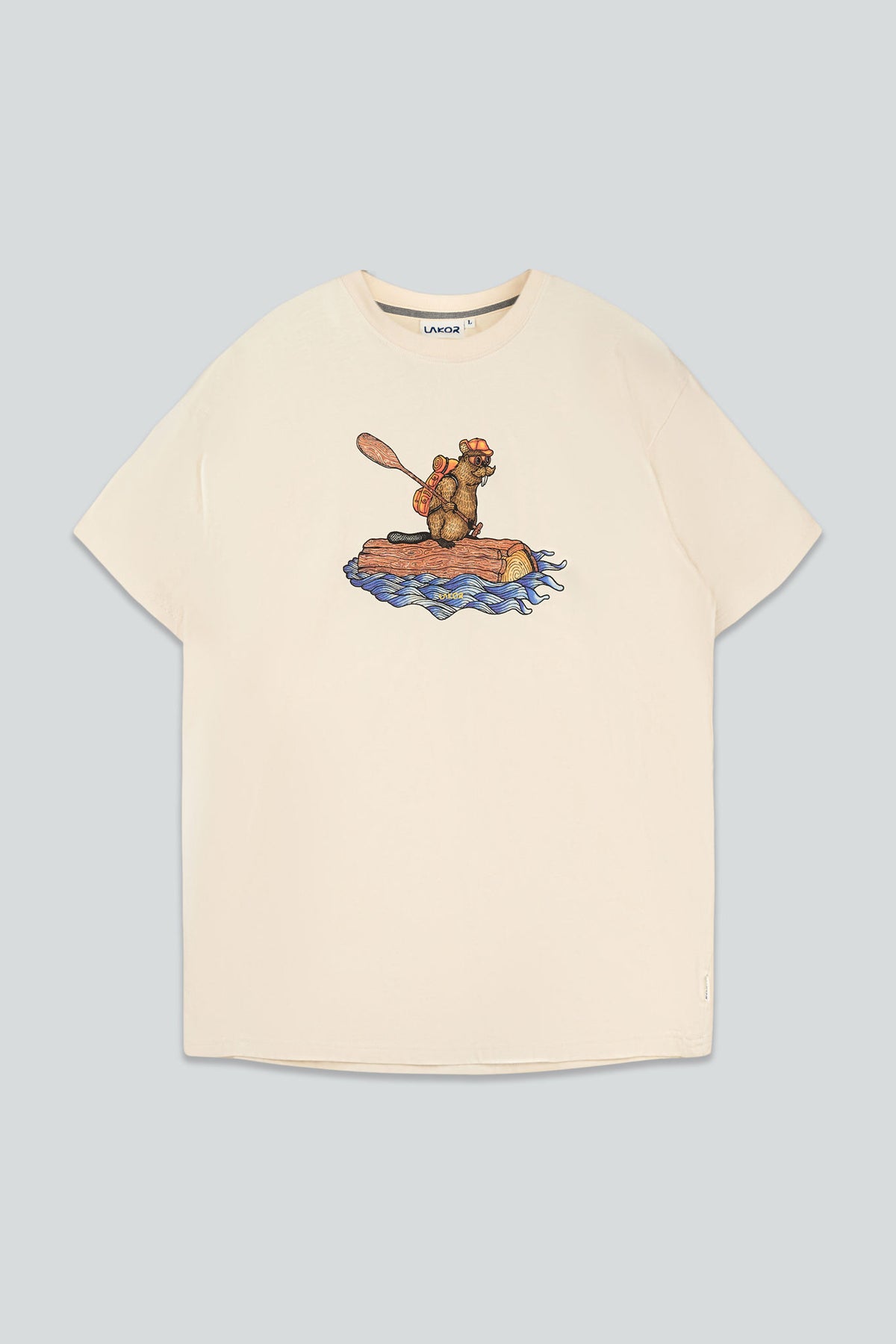 Beaver Rafting T-Shirt Grå