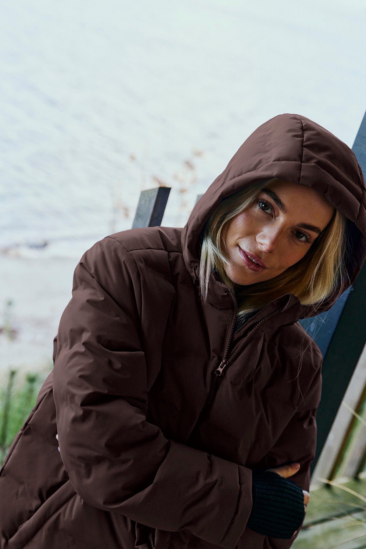 Fqstella-Jacket Brun