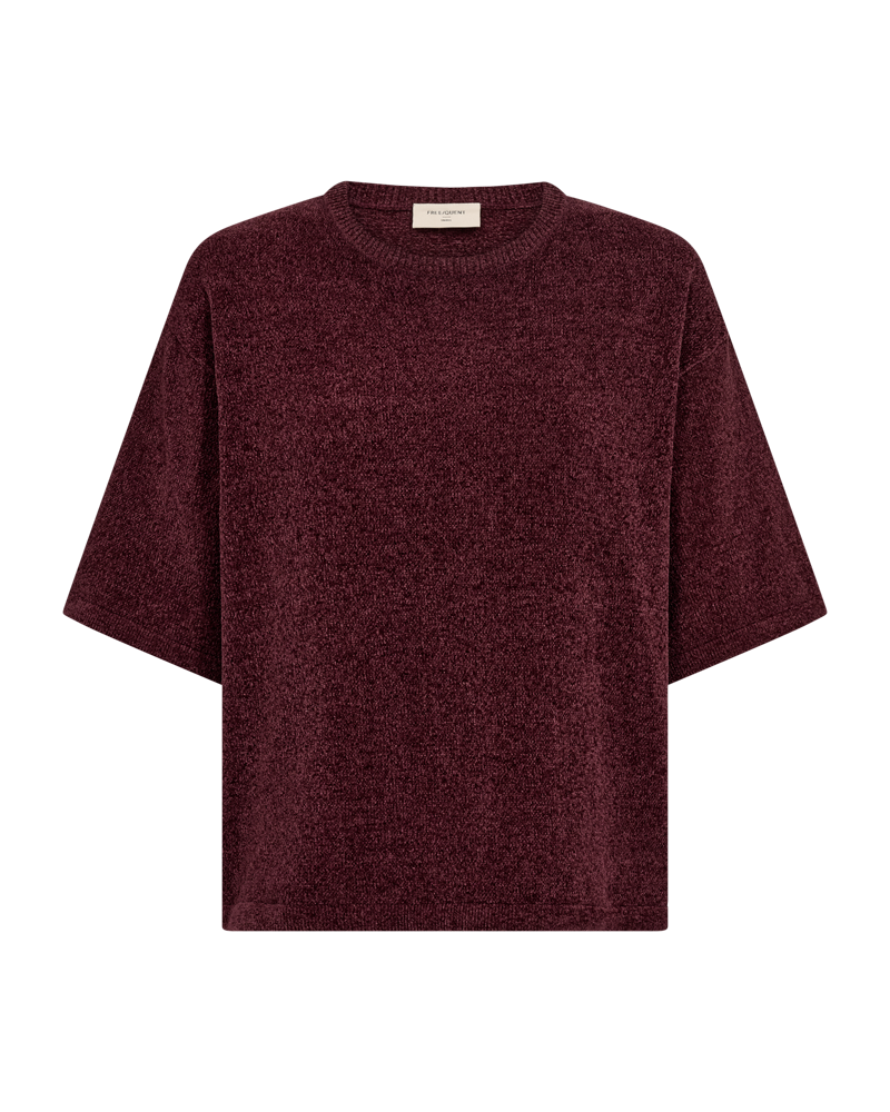 Fqtempo-Pullover Burgunder