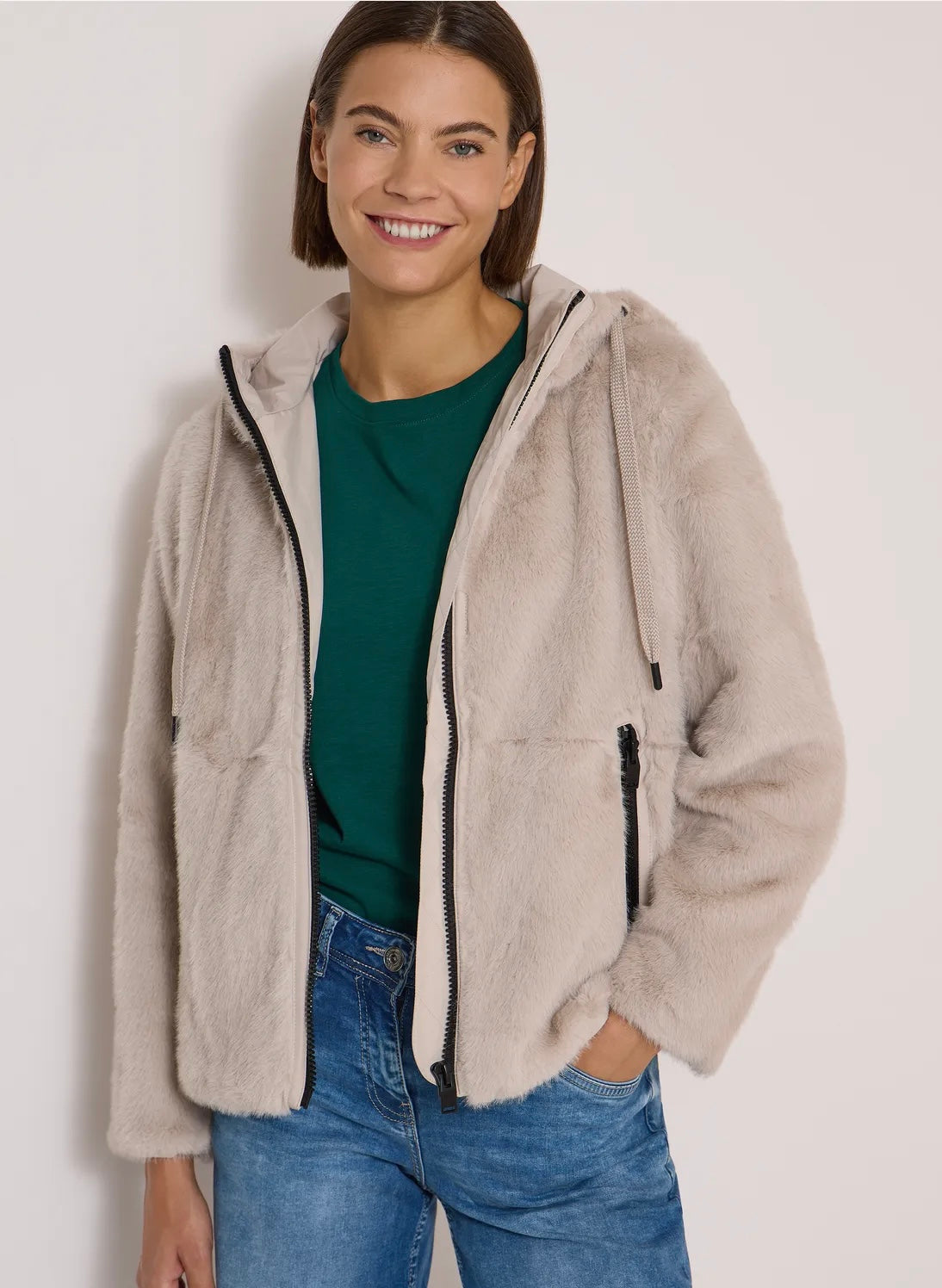 TOS FUR MATMIX JACKET