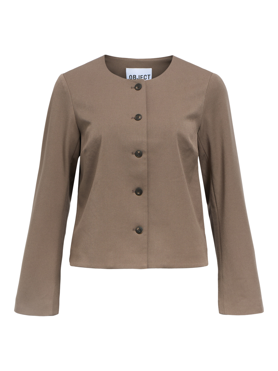 Objlisa L/s Re Blazer Noos Brun