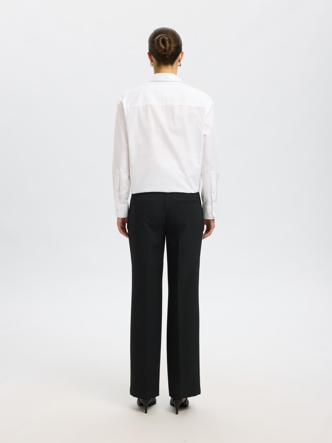 Slfrita Mw Wide Pant Fd Noos Sort