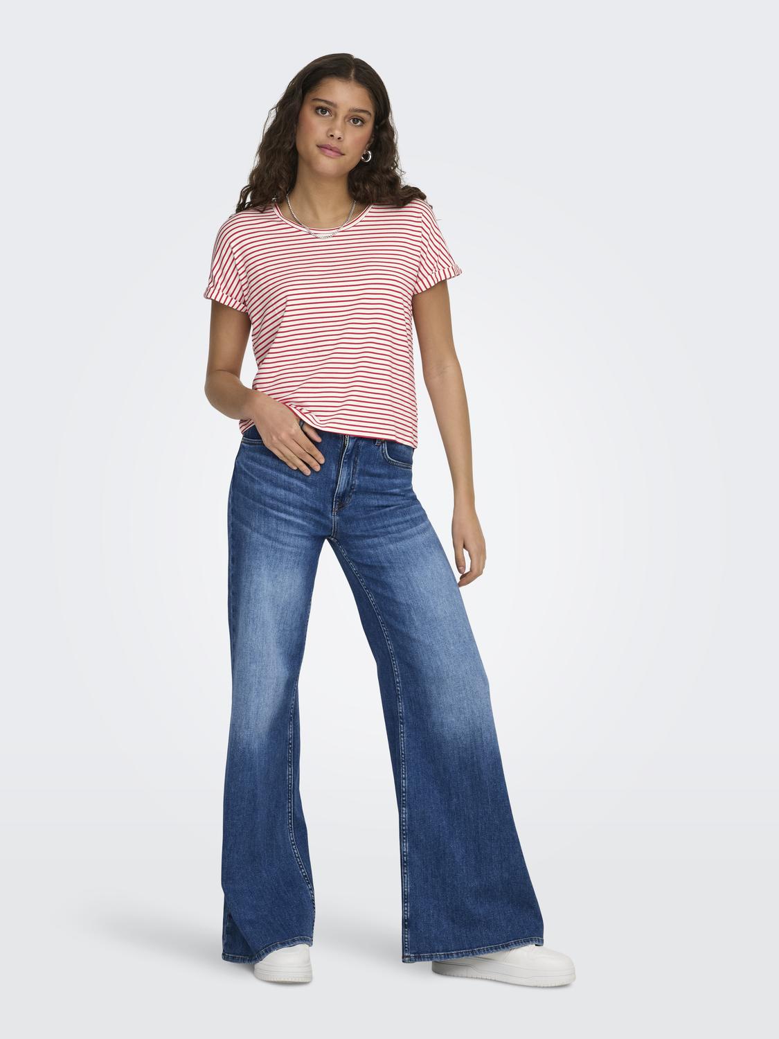 Jdysissy S/s O-Neck Top Jrs Noos