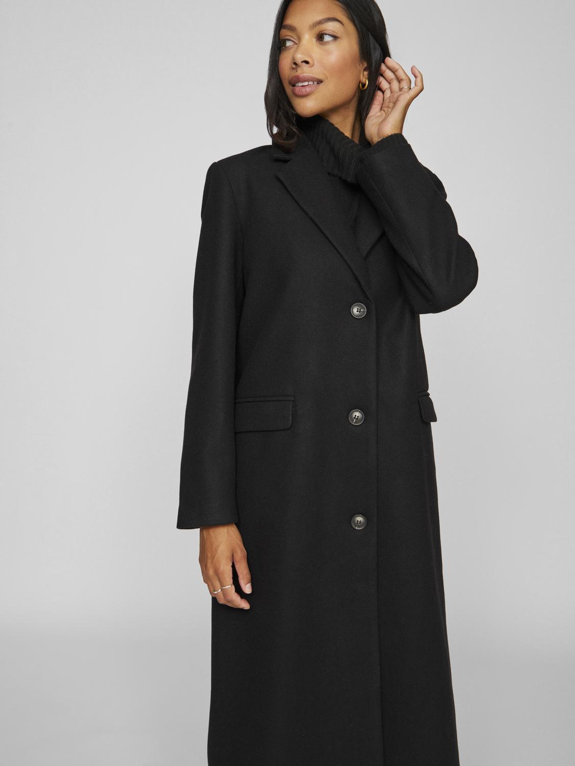 Visolo L/s Coat - Noos Sort