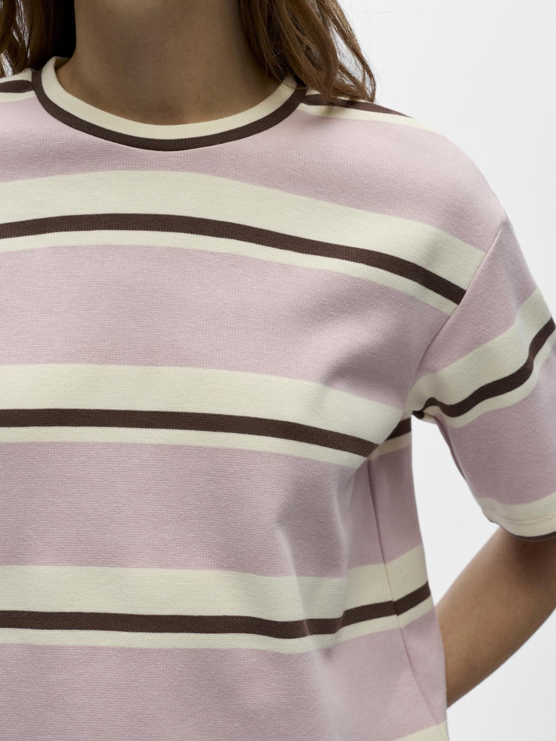 Objhazel 2/4 Lo T-Shirt 144 Lilla