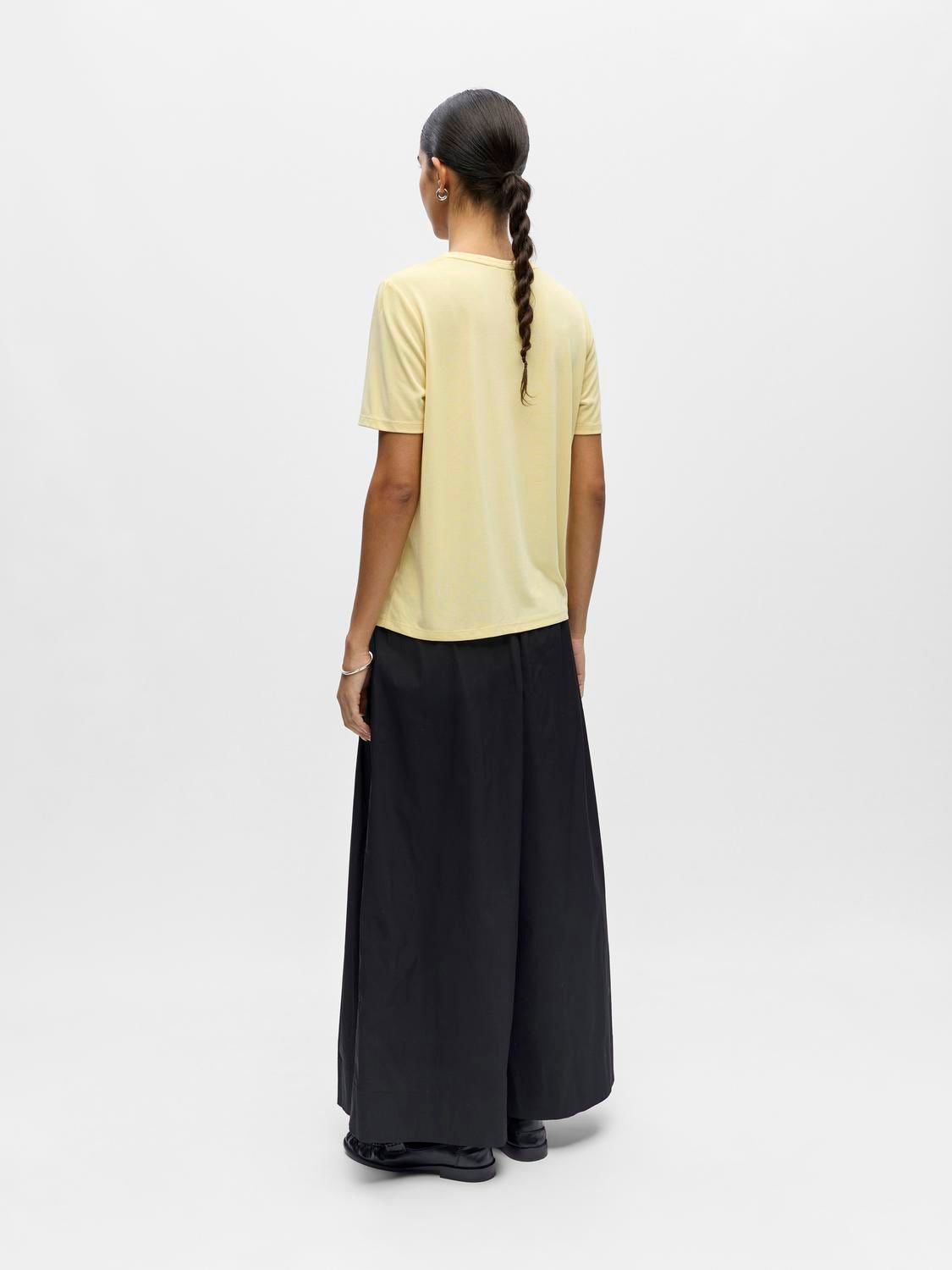 Objannie S/s T-Shirt Noos Gul