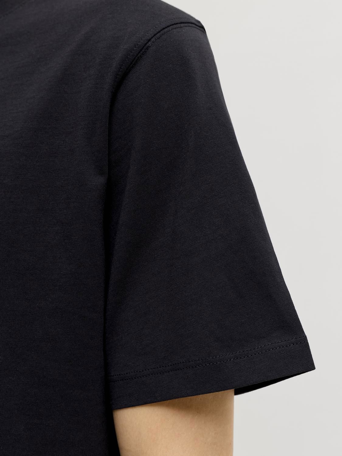 Jororganic Basic Tee Ss O-Neck Noos Sort