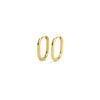 Pernille - Hoop Earrings Stainless Steel Gull