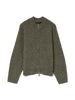 VMBANG LS HIGH NECK ZIP CARDIGAN BOO Mellomgrønn