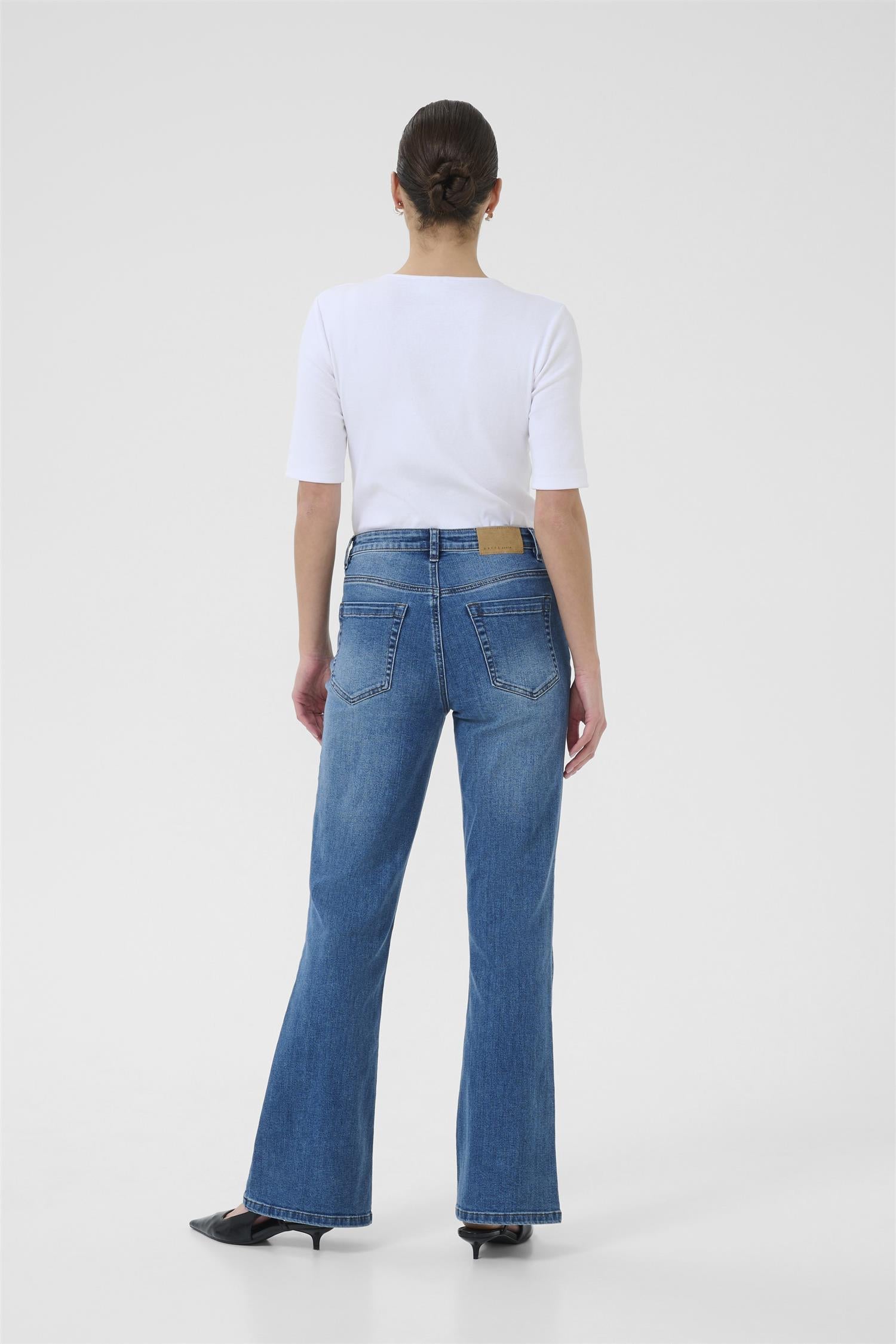 Kaforest Hw Slim Fit Jeans Blå