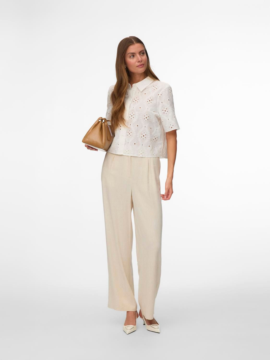 Vmsissevera Mw Wide Pant Beige