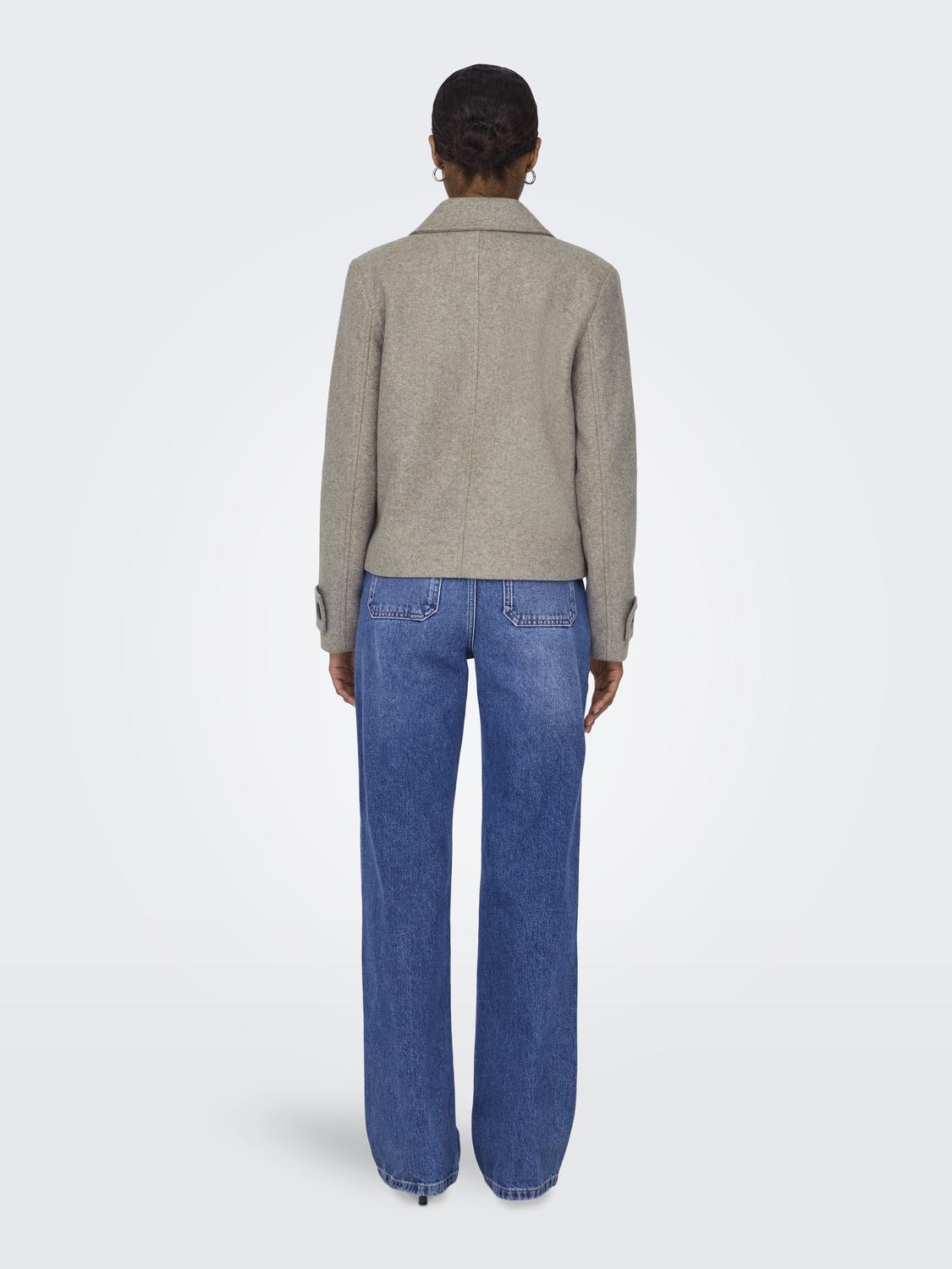 Onlfreja Life Short Db Jacket Otw Noos Mellombrun