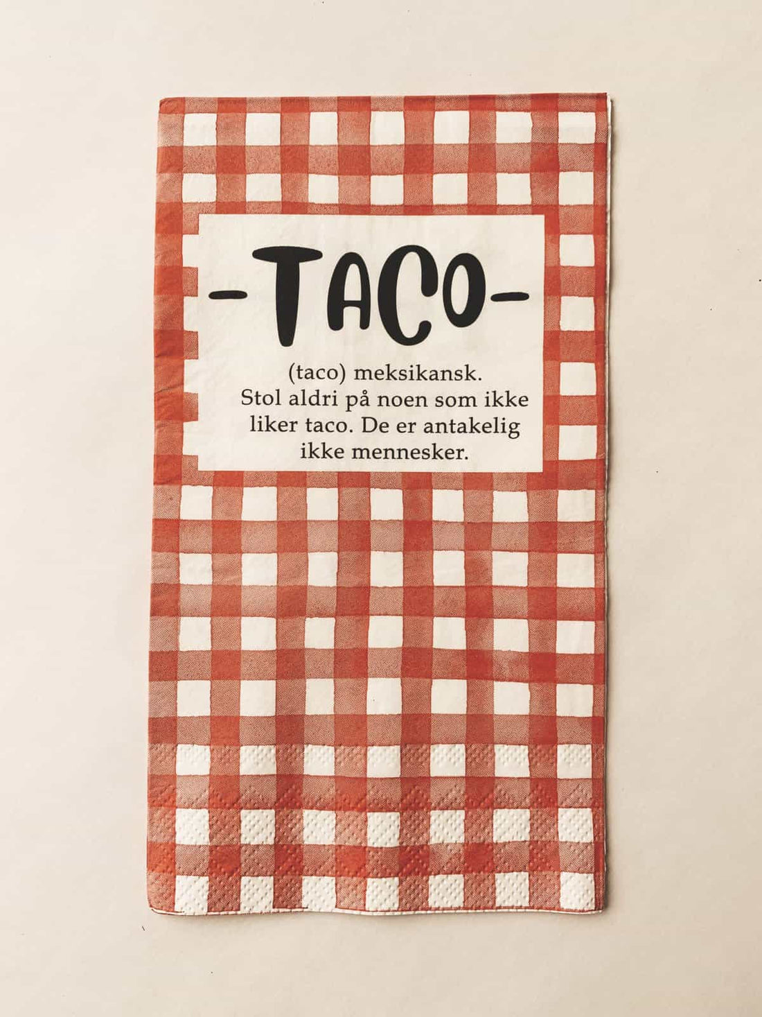 SERVIETT «TACO»