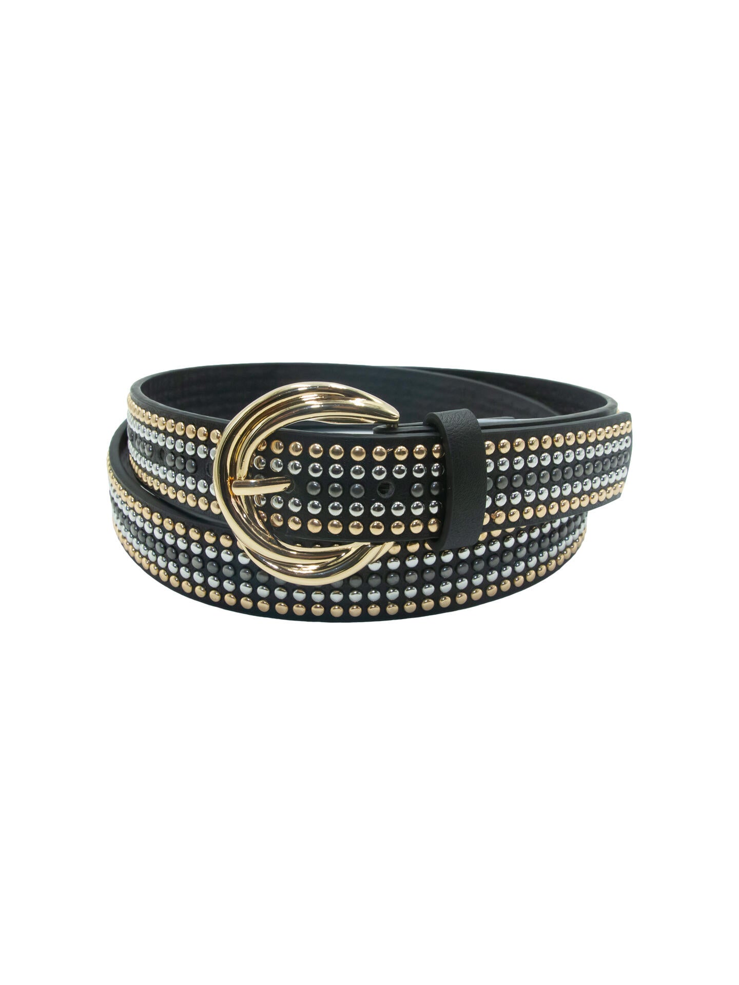 Belte 3cm m/studs Svart