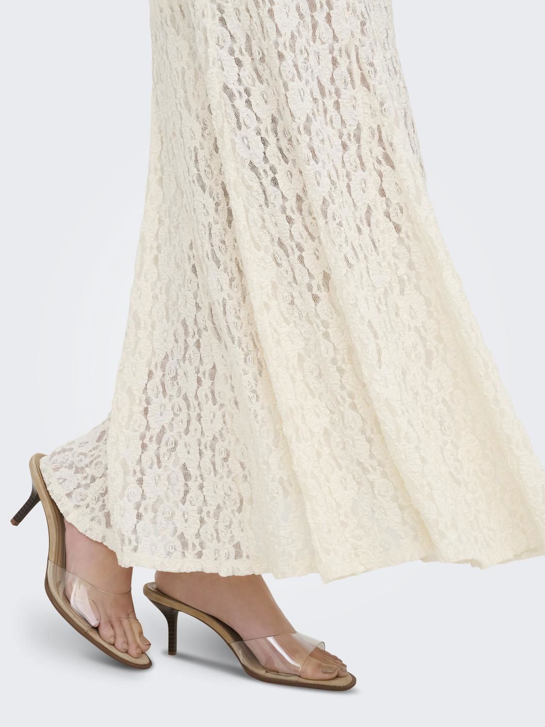 Jdygallas Long Lace Skirt Jrs Hvit