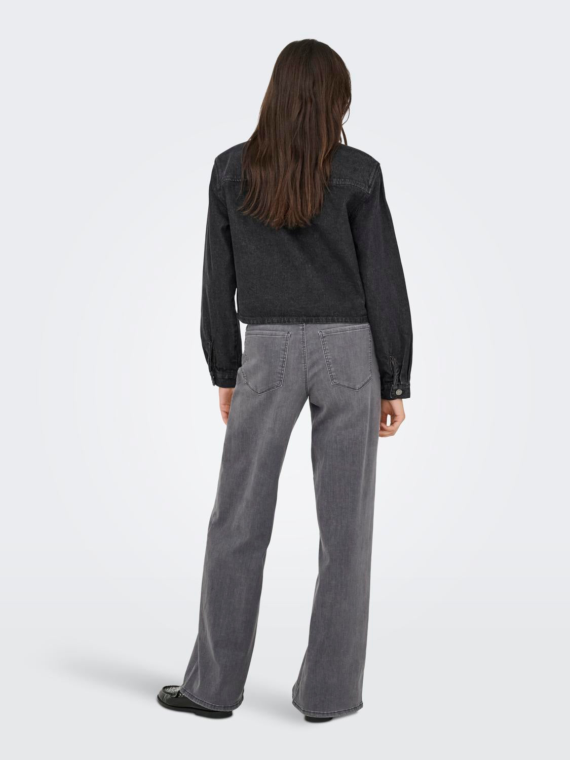 Jdymarly L/s Boxy Shacket Dnm Noos Sort