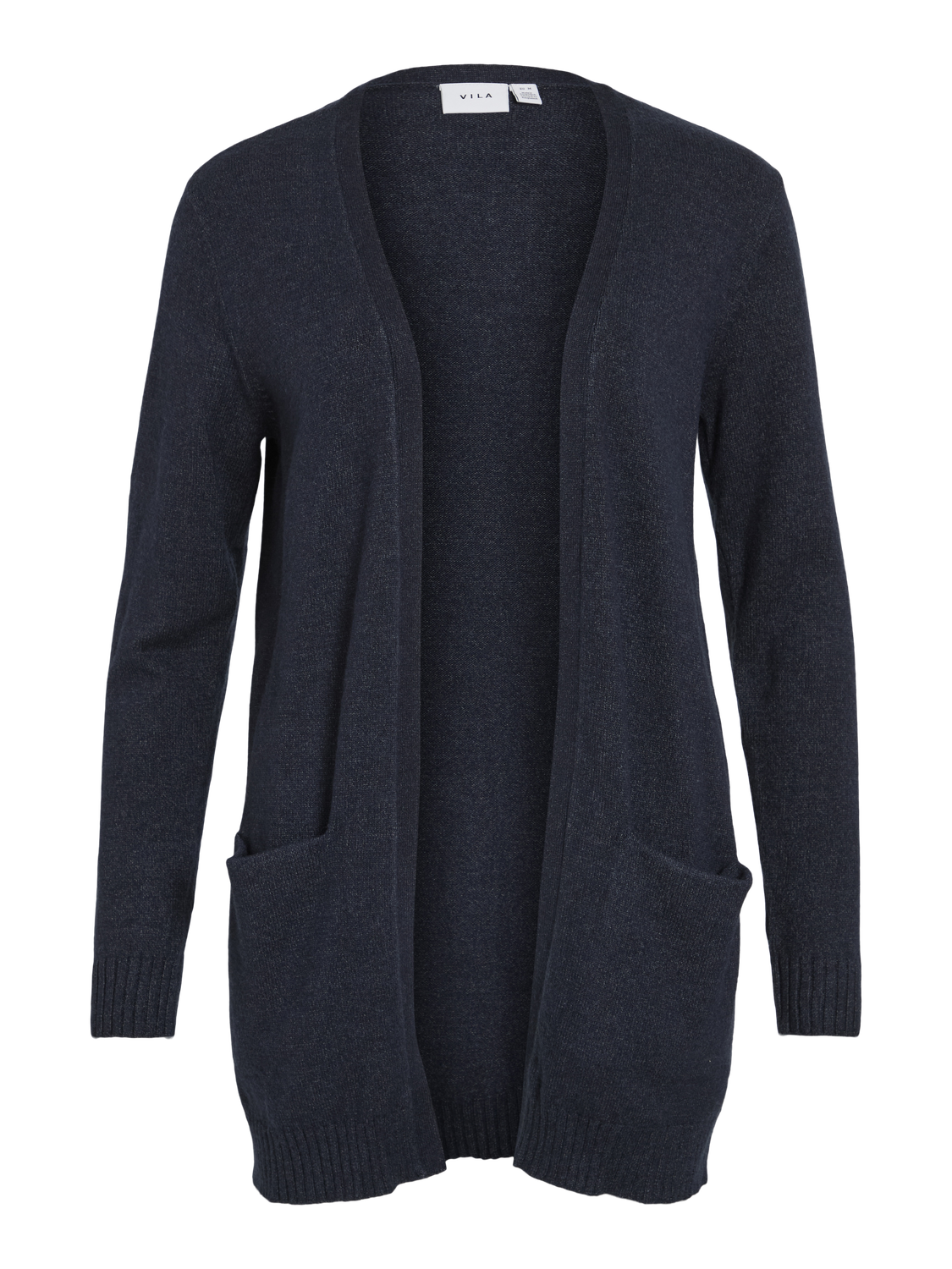 Viril Open L/s Knit Cardigan - Noos Mellomblå