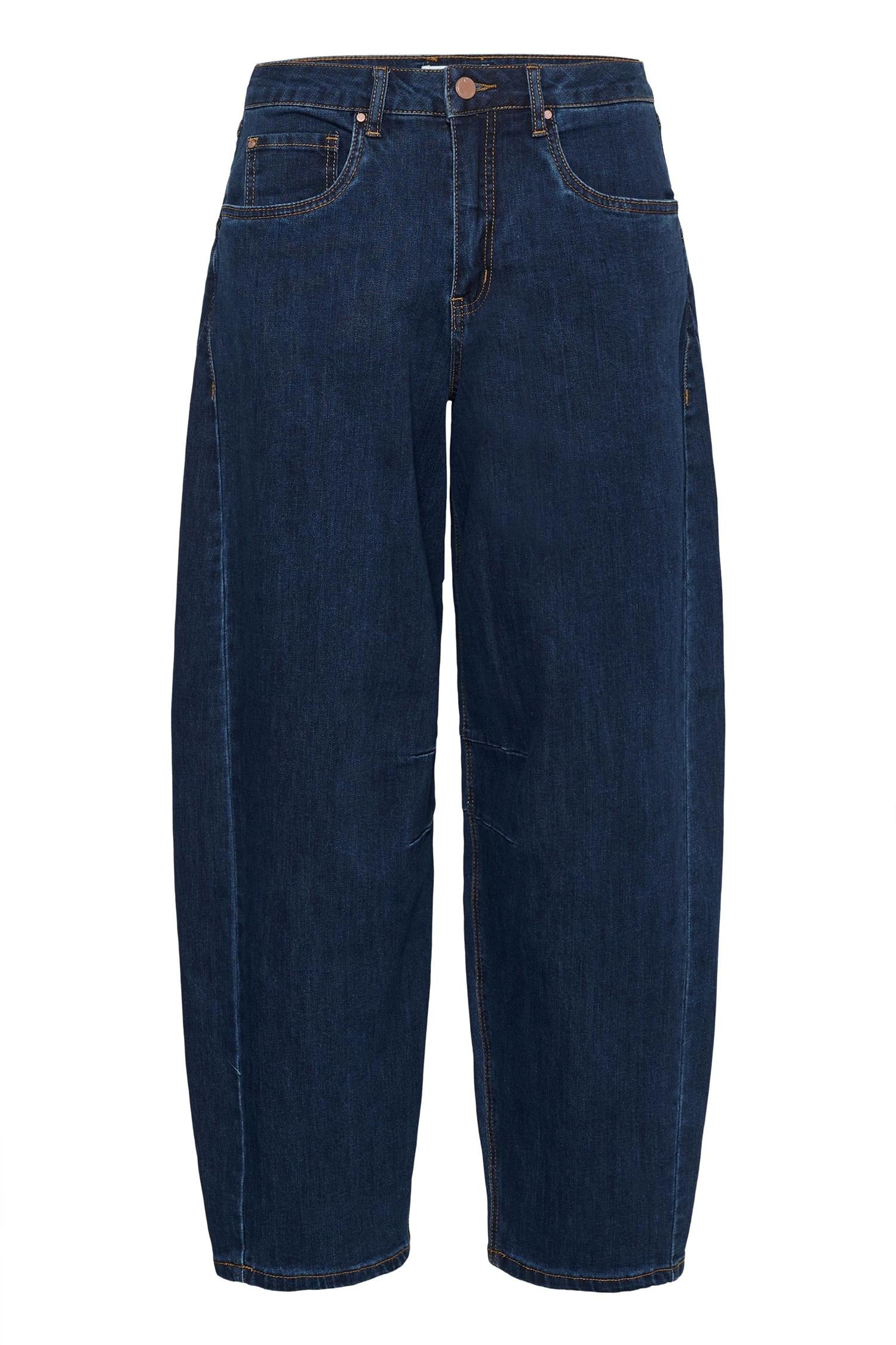 Crbahren Ankl Balloon Jeans-Relaxed Fit Blå