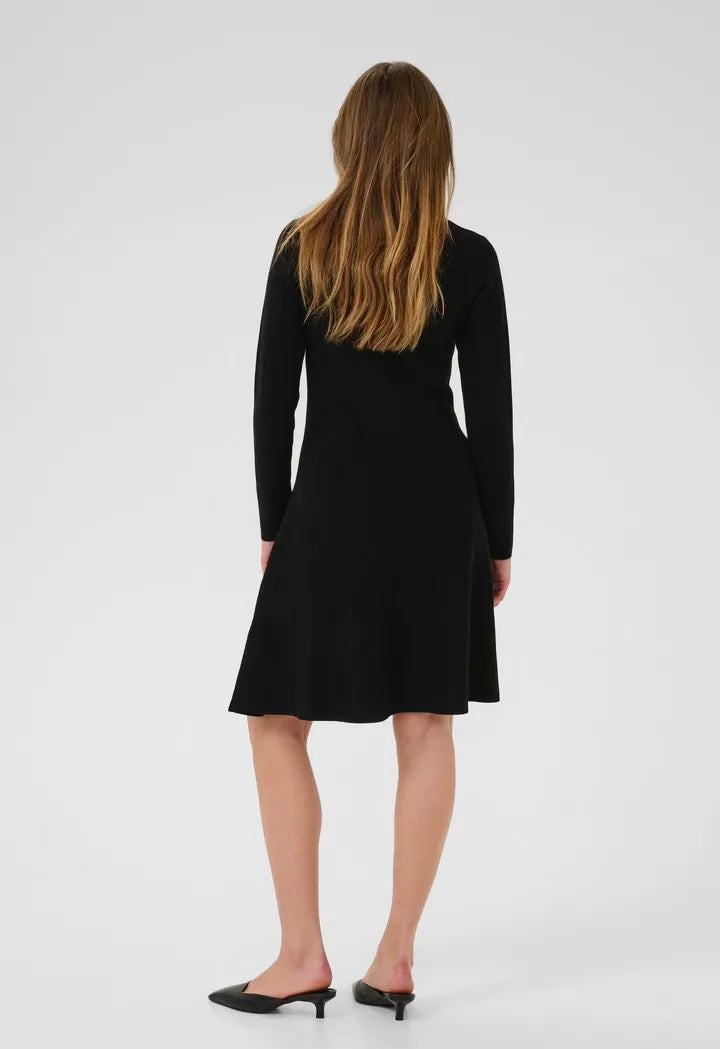 Kamalina Knit Dress Black Deep