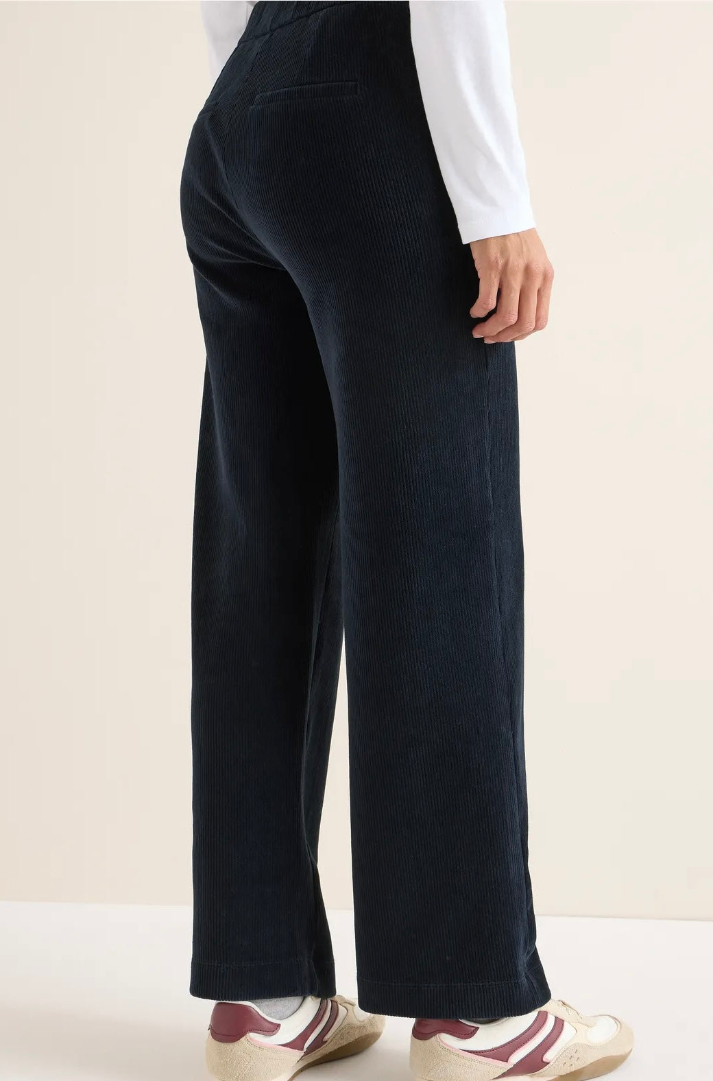 Nesle soft corduroy Mørkeblå