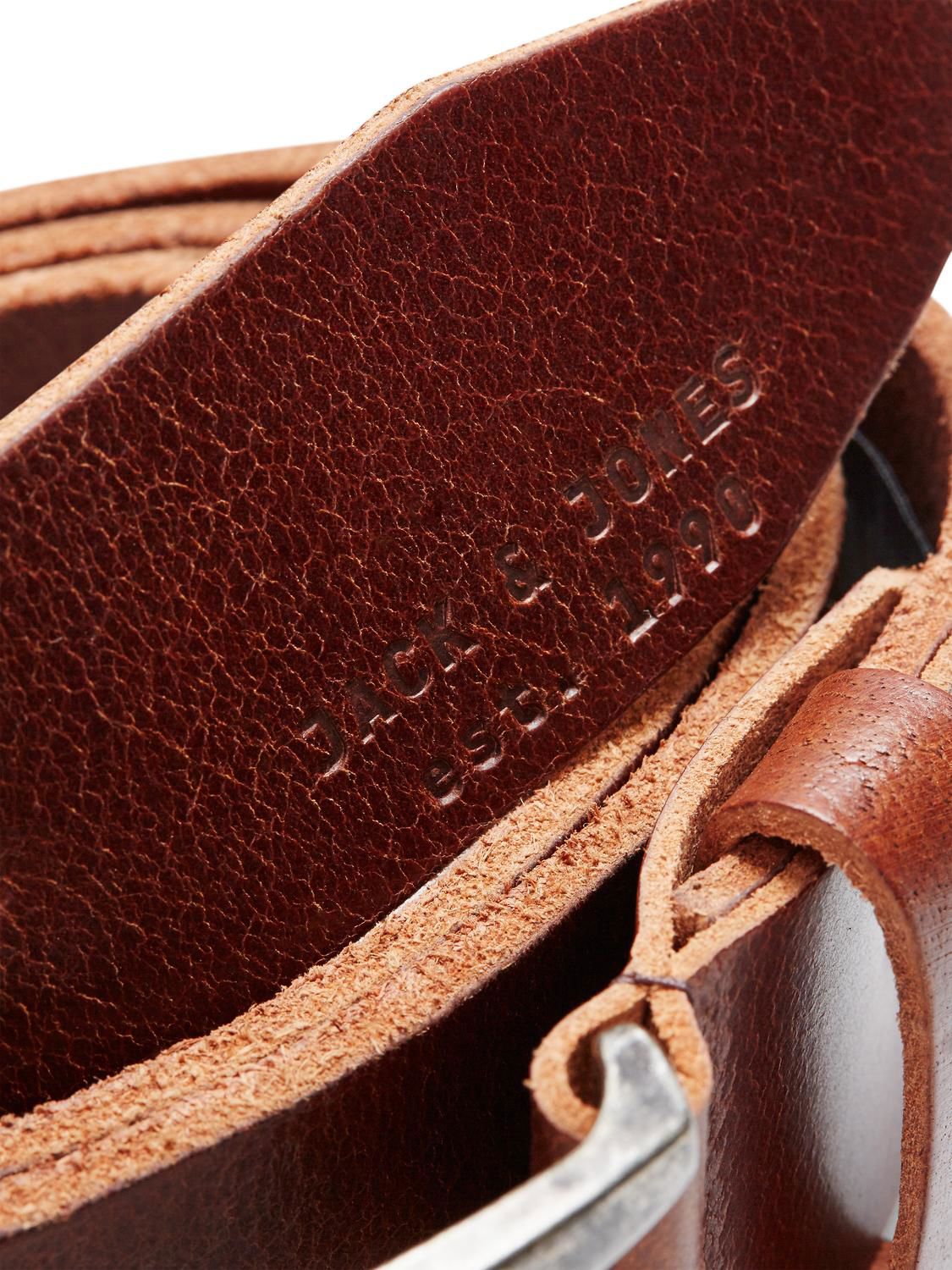 Jacpaul Leather Belt Noos Sort