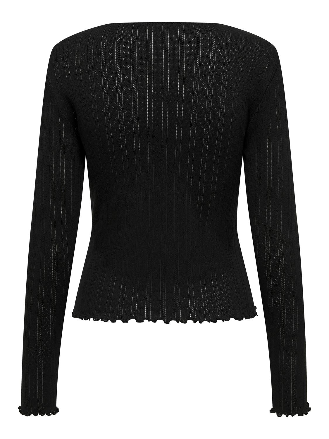 Onlcarlotta L/s Top Noos Jrs Sort