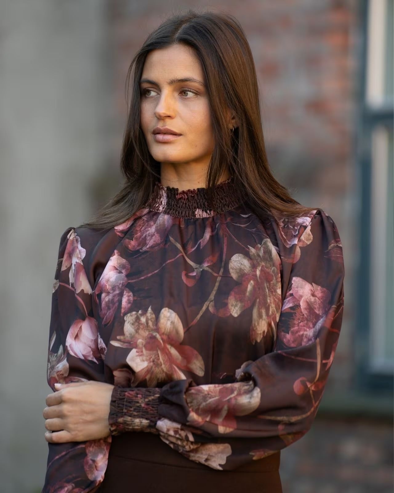 JULIET PANA SATIN Brun