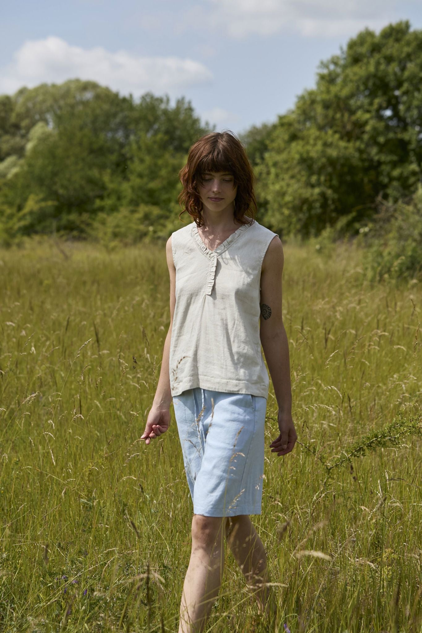 Pzluca Top Beige