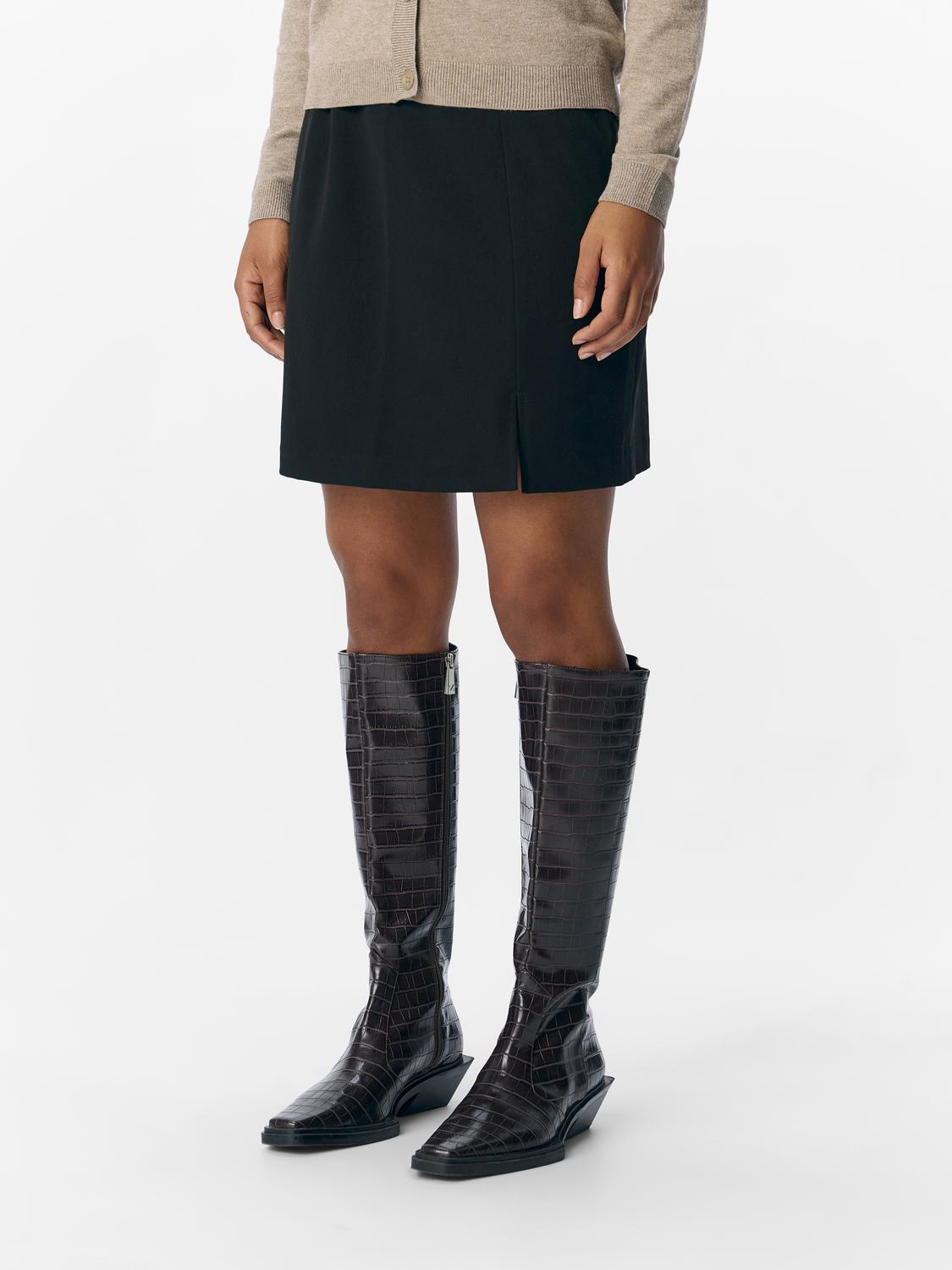 Objlisa Mw Mini Skirt Noos Sort