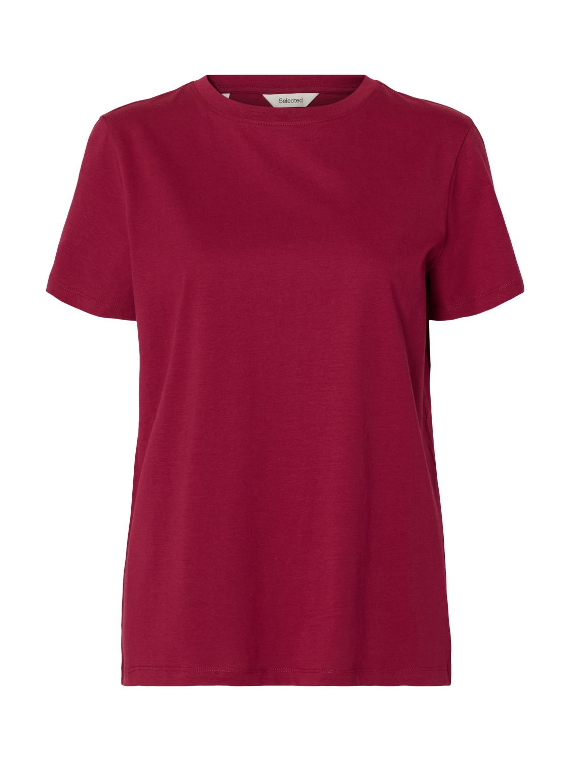 Slwmyessential Ss O-Neck Tee Noos Bringebær