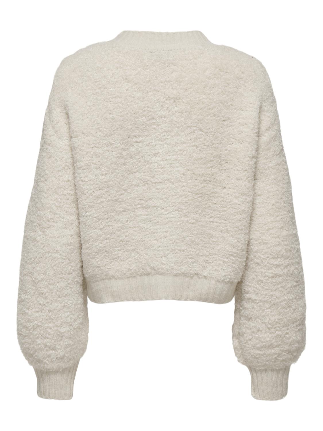 Jdyeira Life L/s Oneck Cardigan Knt Noos Lysegrå