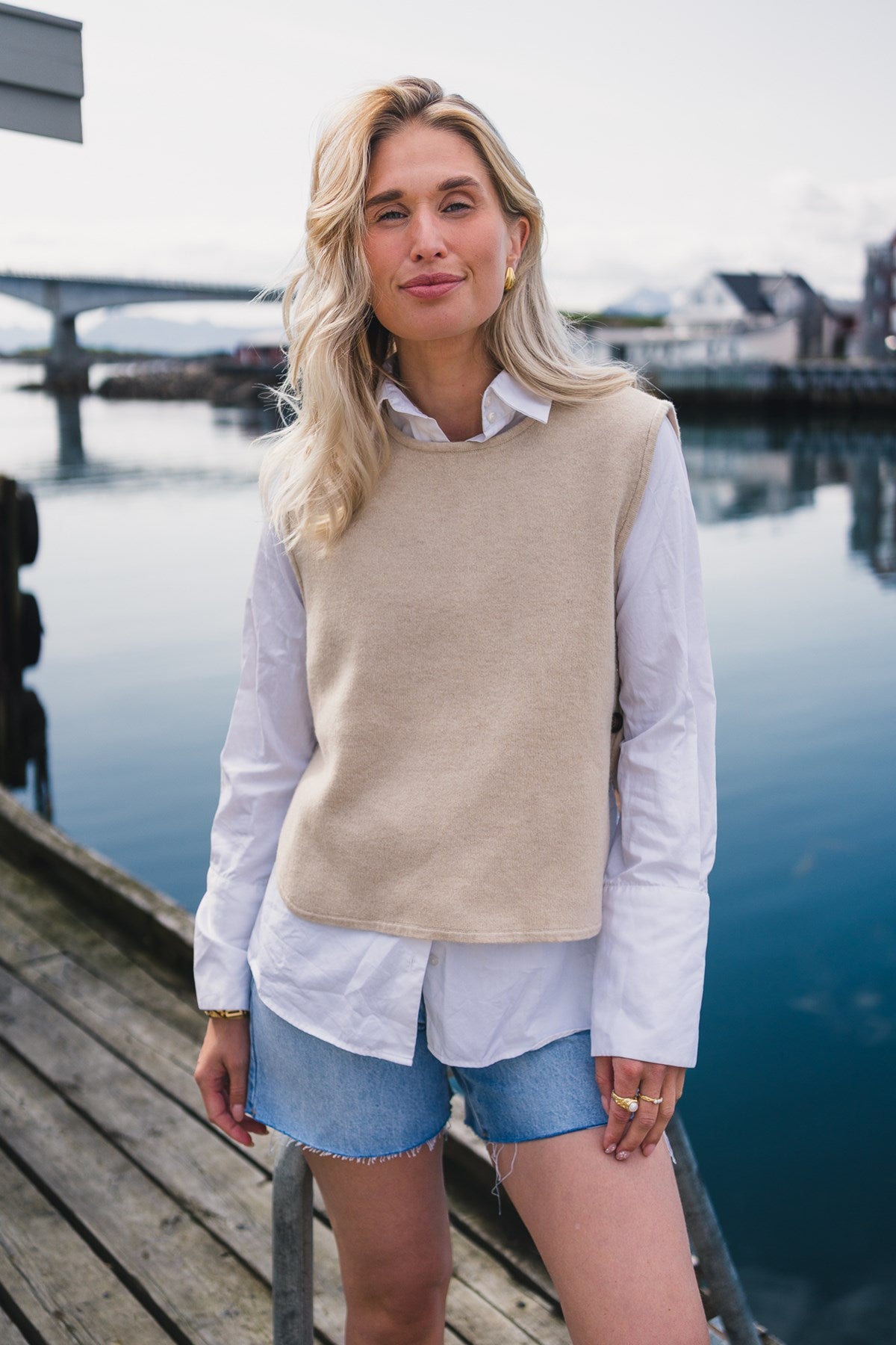 Rausina Emma Vest Beige