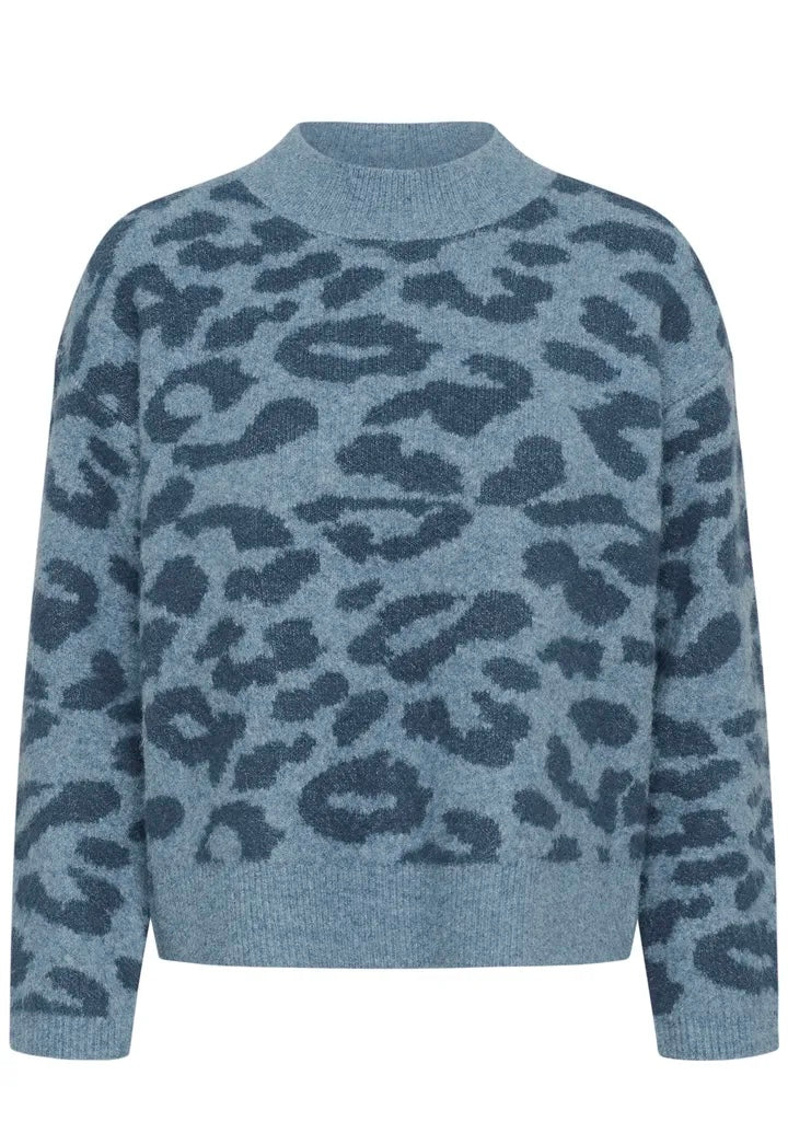 Kasandra Pullover Ls Windward Blu/Bering Sea Animal