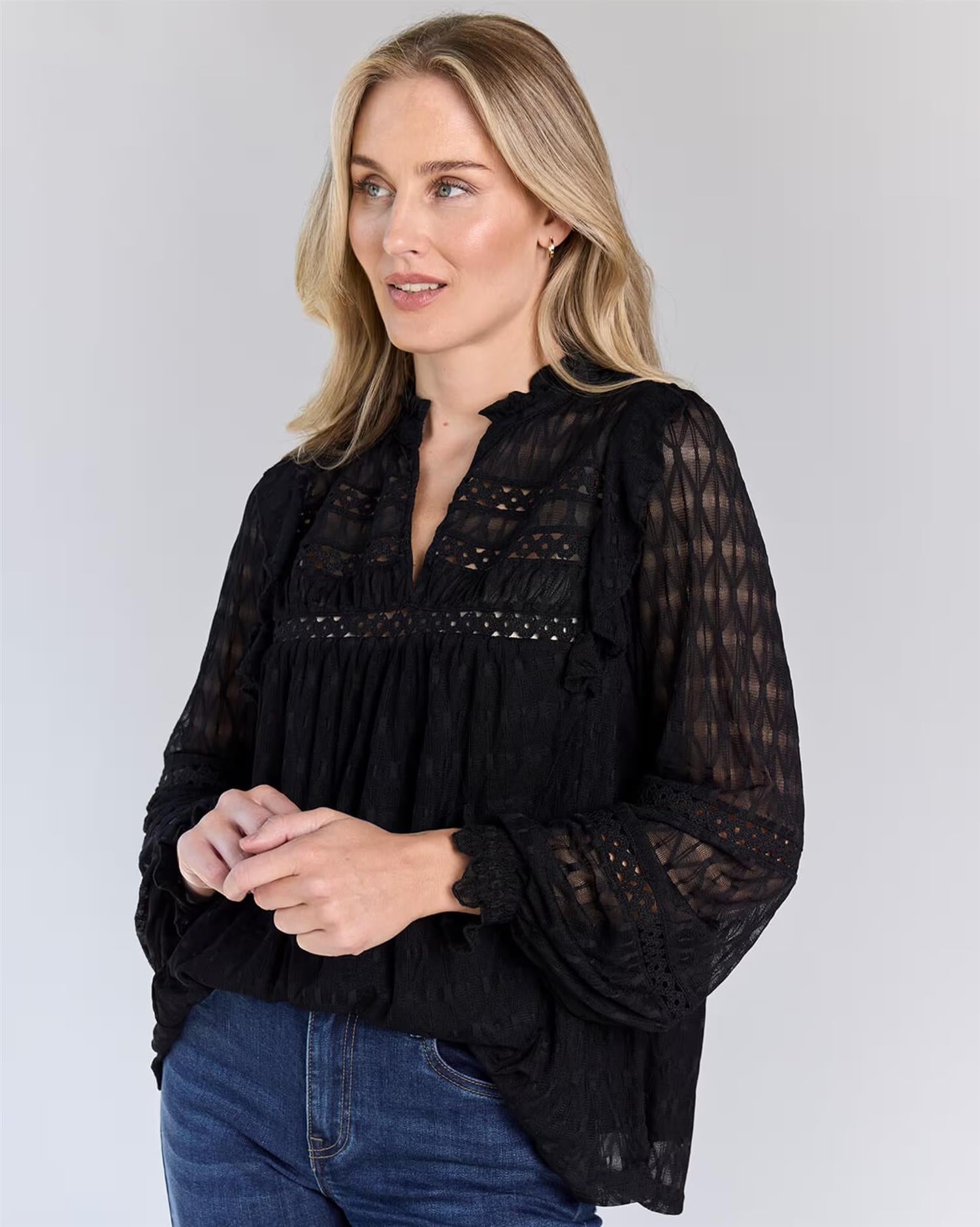 DEMI LACE Svart